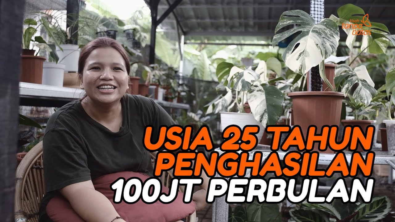Sukses Jualan Tanaman Hias di Rumah, Dua Mobil Terbeli Lunas