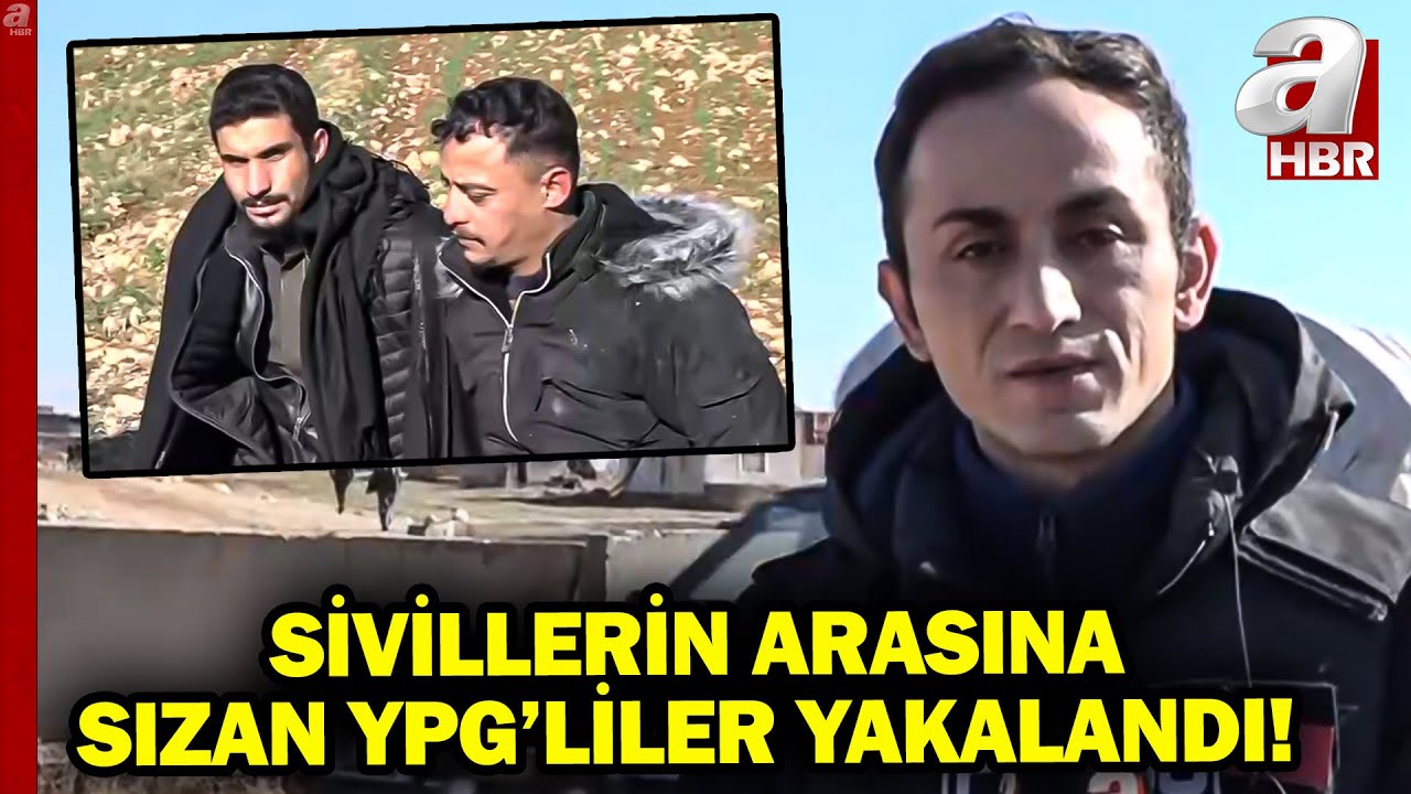 Siviller İhbar Etti, YPG'liler Yakalandı... A Haber Yakalanan Ter&ouml;ristleri G&ouml;r&uuml;nt&uuml;ledi! | A Haber