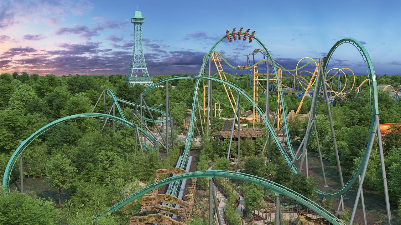Rapterra Birdseye View - Kings Dominion 2025