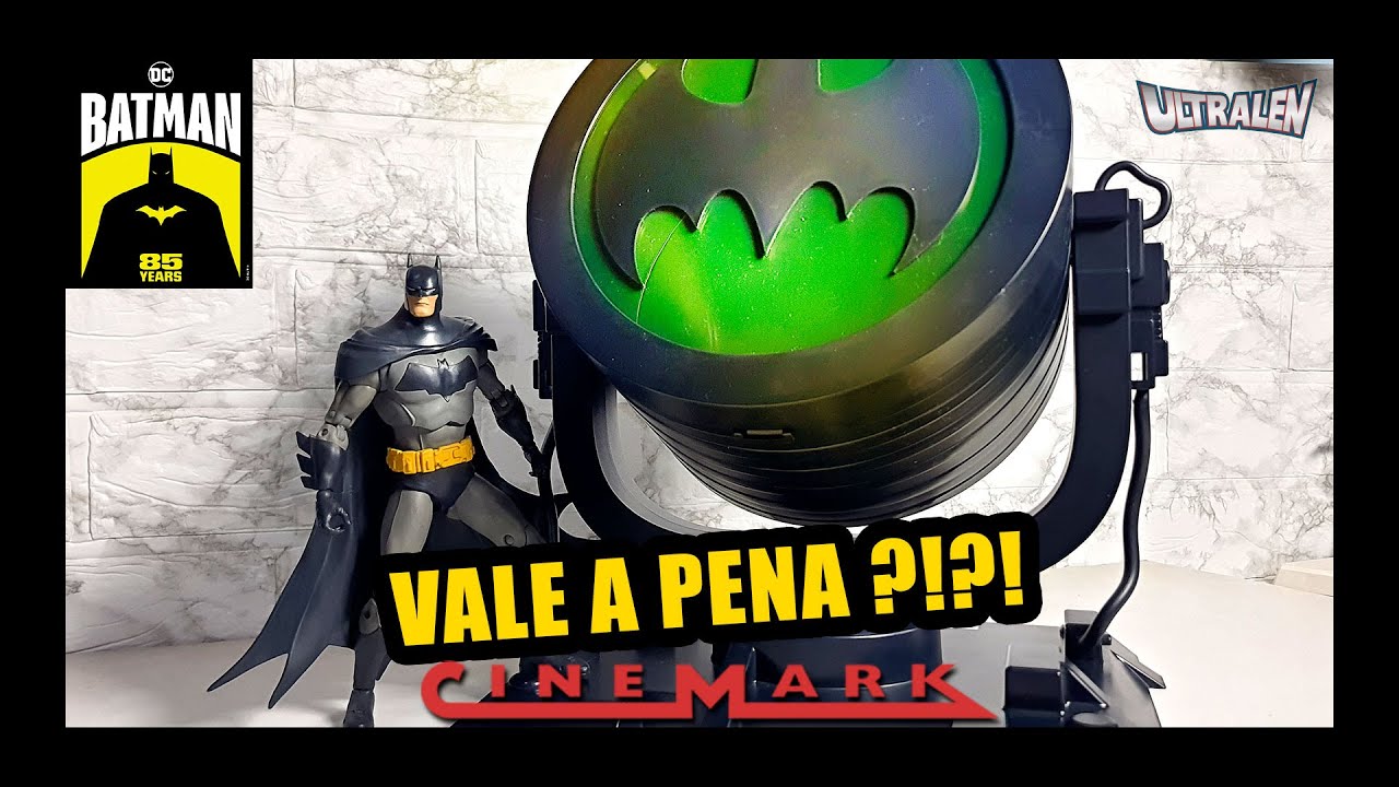 Batsinal Balde de Pipoca do Cinemark - Especial 85 Anos do Batman
