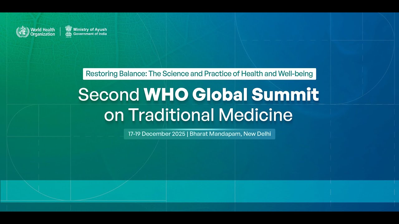 LIVE:- Second WHO Global Summit on Traditional Medicine I  Bharat Mandapam, New Delhi I