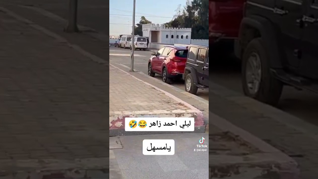 ليلي احمد زاهر وهيا بتركن العربيه 😂🤣