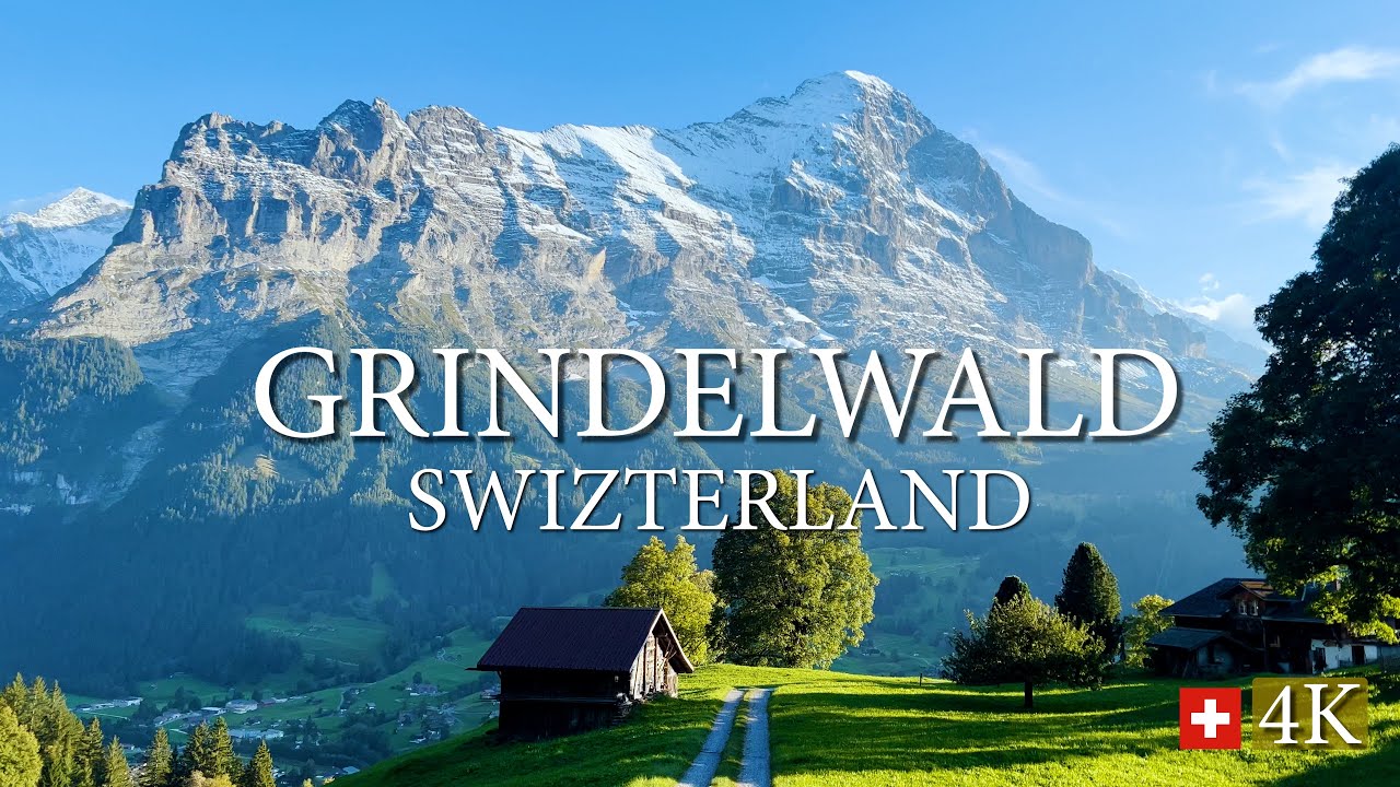 Grindelwald, Switzerland - Gorgeous Scenery from our Swiss Mountain Village Adventures - 4K Video