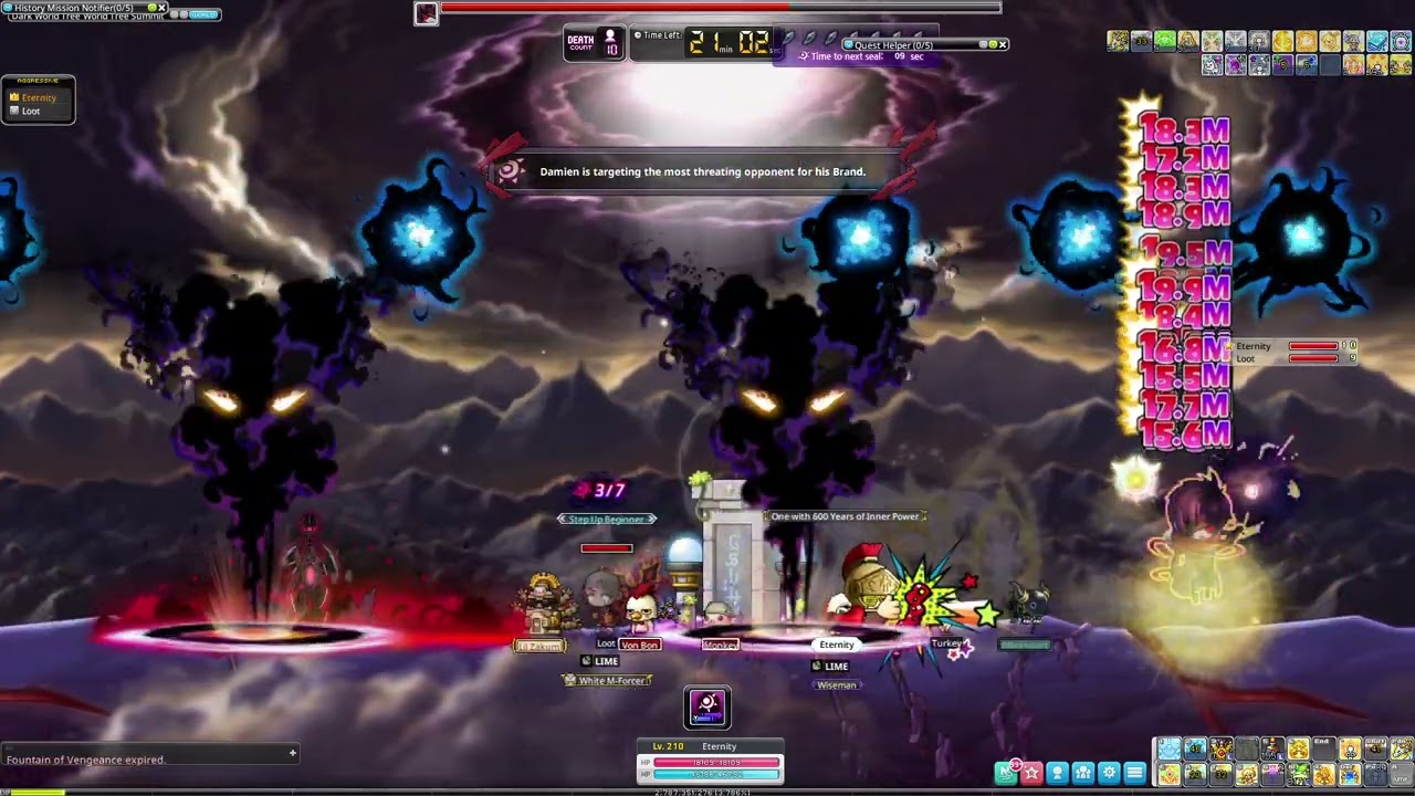 Maplestory N - Bishop and Shadower Duo Damien