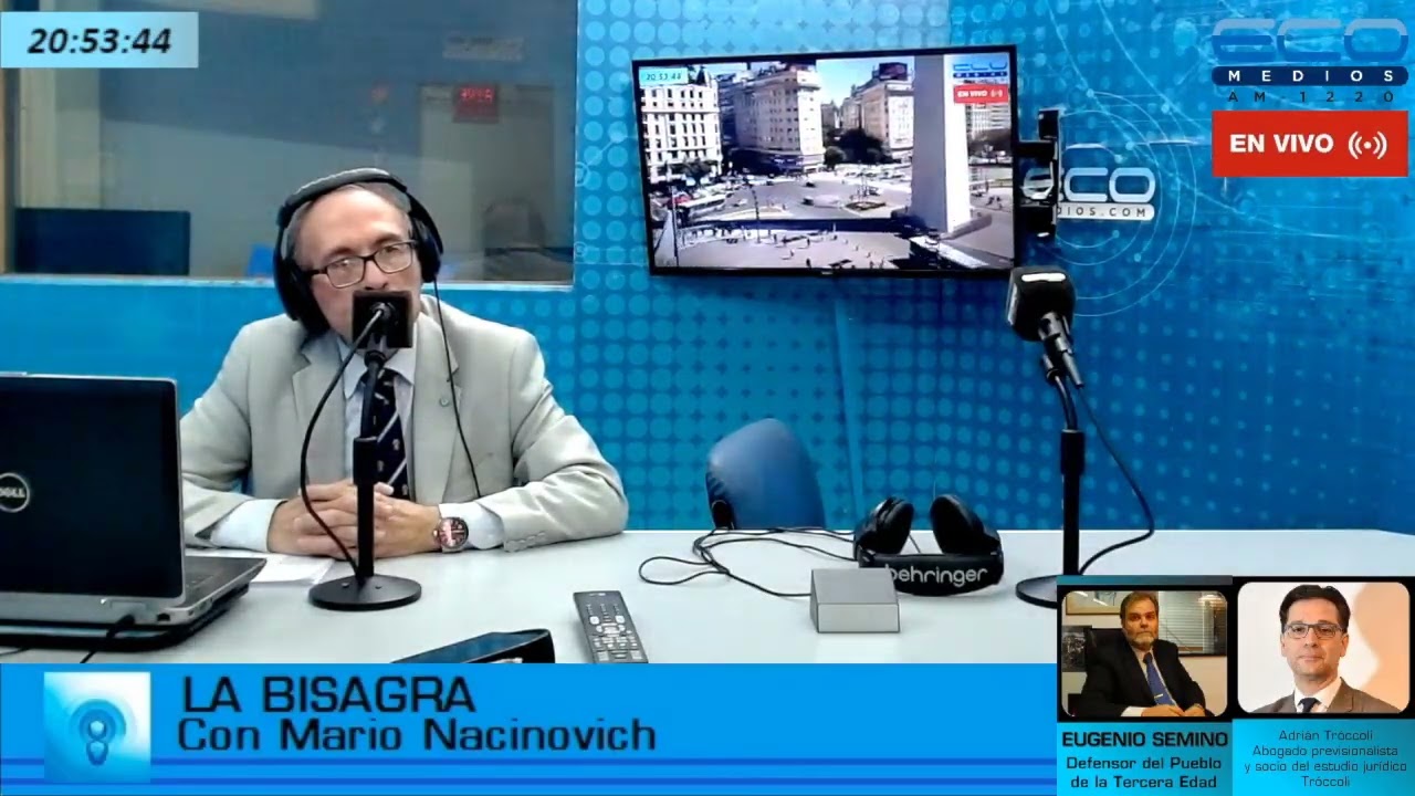 Dr. Eugenio Semino – Ombudsman de la Tercera Edad y Dr. Adrián Troccoli – Abogado Previsionalista