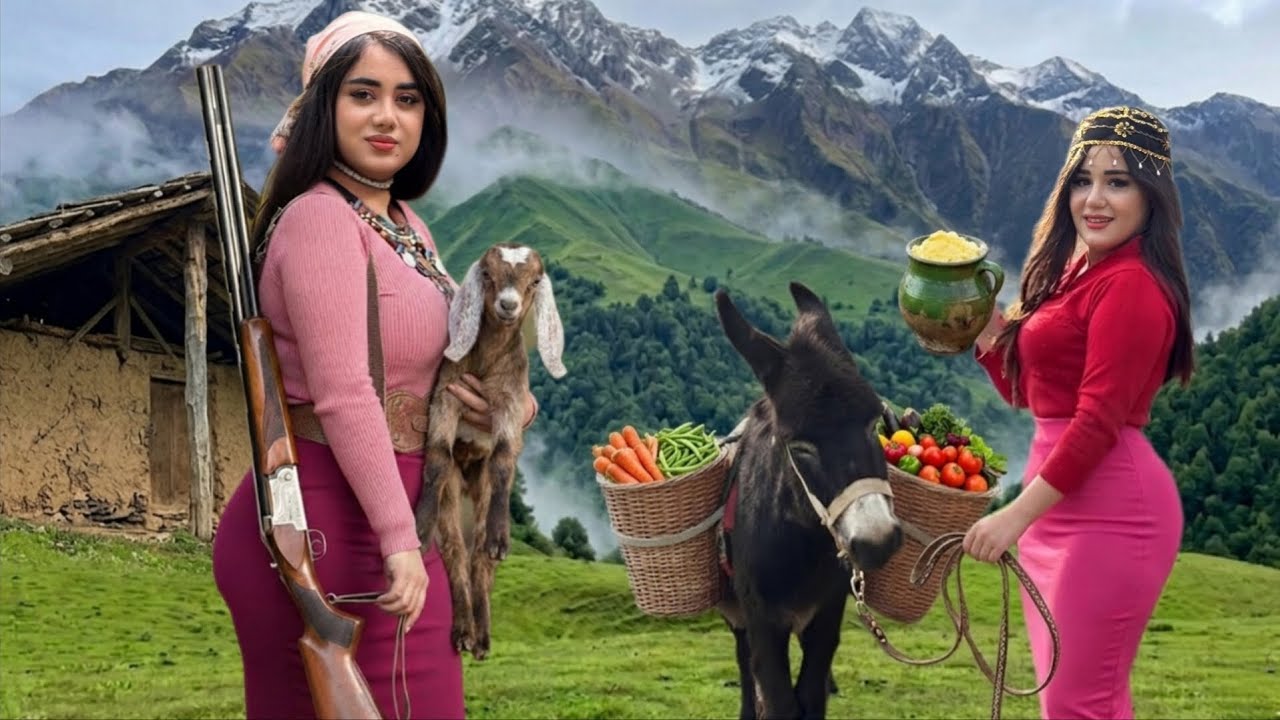 Life in the Forgotten Mountains of Iran | Baking Strawberry Bread and Nomadic Cheese