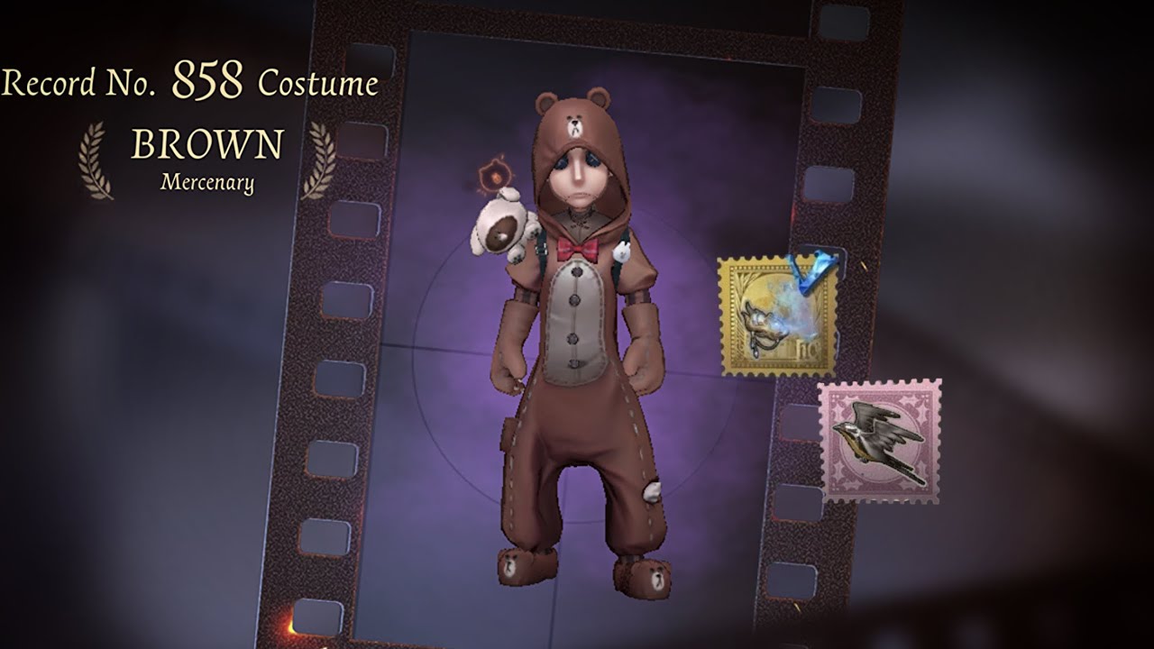 Identity V | Mercenary’s Line Crossover Skin!!! “BROWN”!!!! Love Him SM!!!
