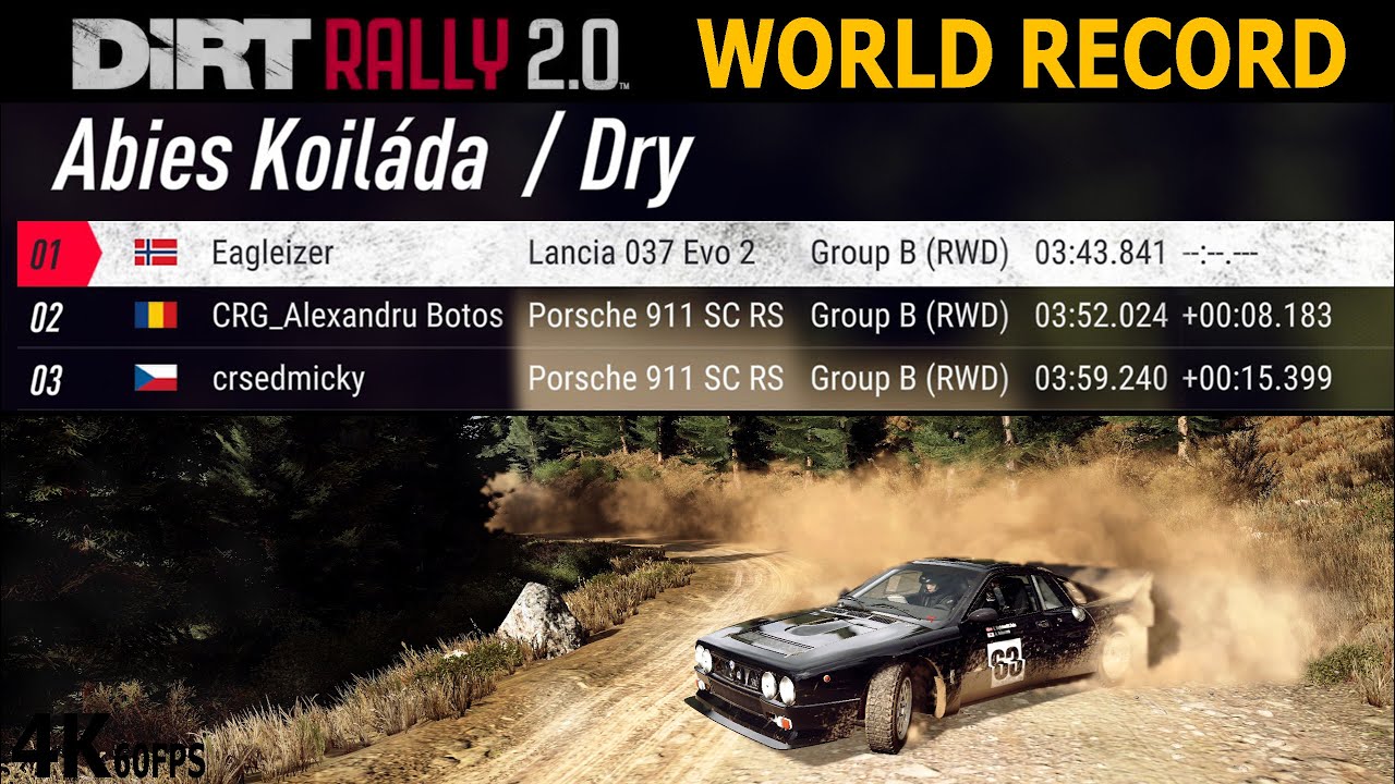 WORLD RECORD - Abies Koilada - Lancia 037 - 03:43 841 - DR2