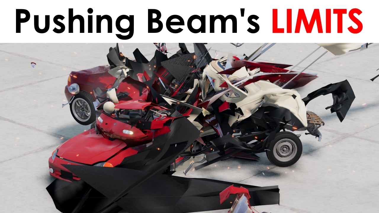 PUSHING BEAMNG'S LIMITS with TRASH mods | Terrible BeamNG Experiments #2