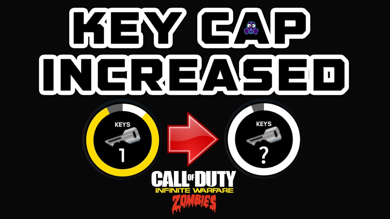 INFINITE WARFARE ZOMBIES KEY CAP RAISED - You'll be Surprised & Pleased!!