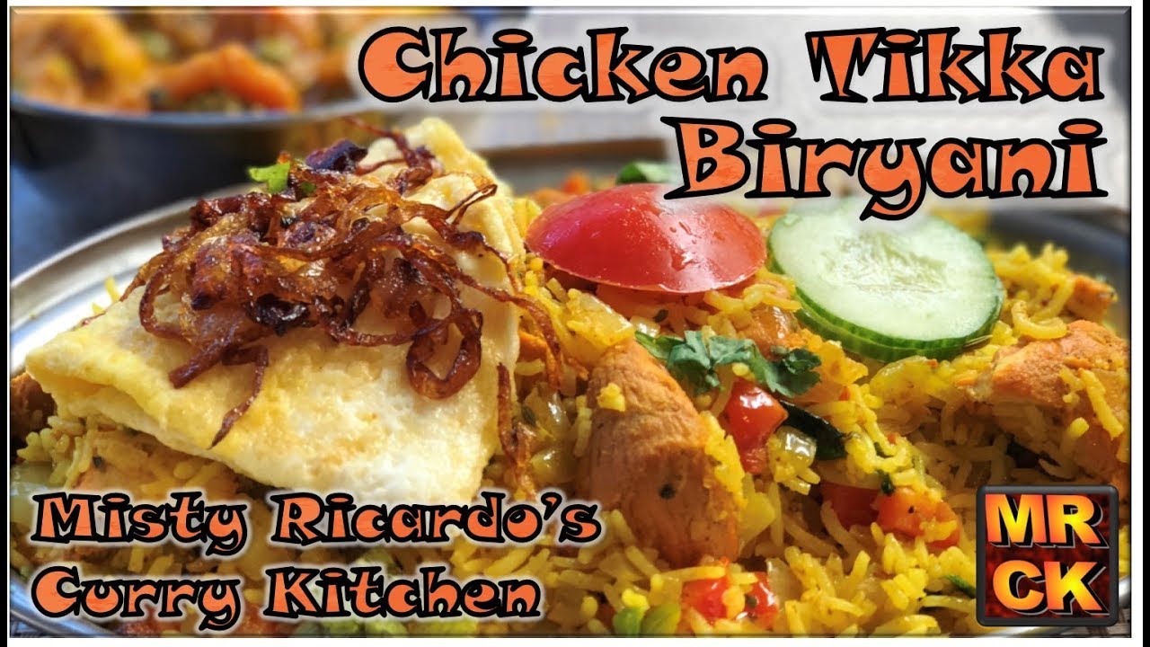 Chicken Tikka Biryani (Indian Restaurant Style)