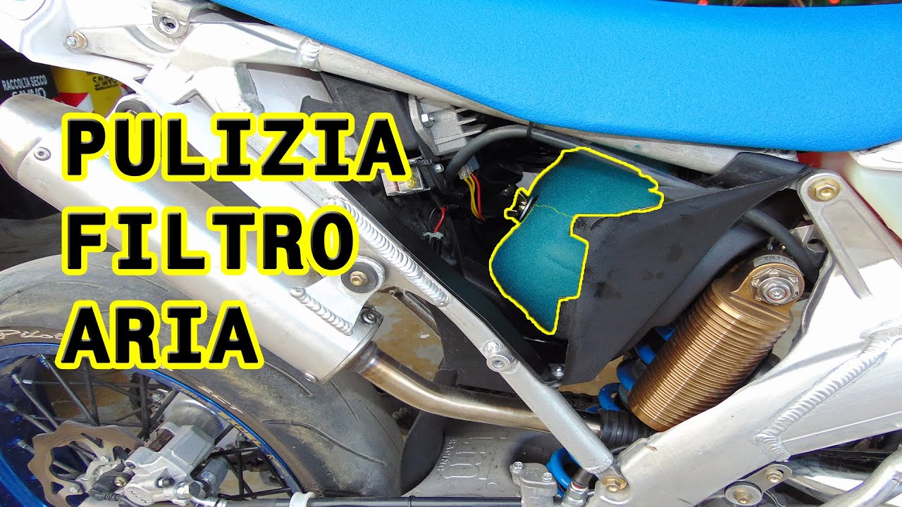 MANUTENZIONE | Pulizia filtro aria TM 125