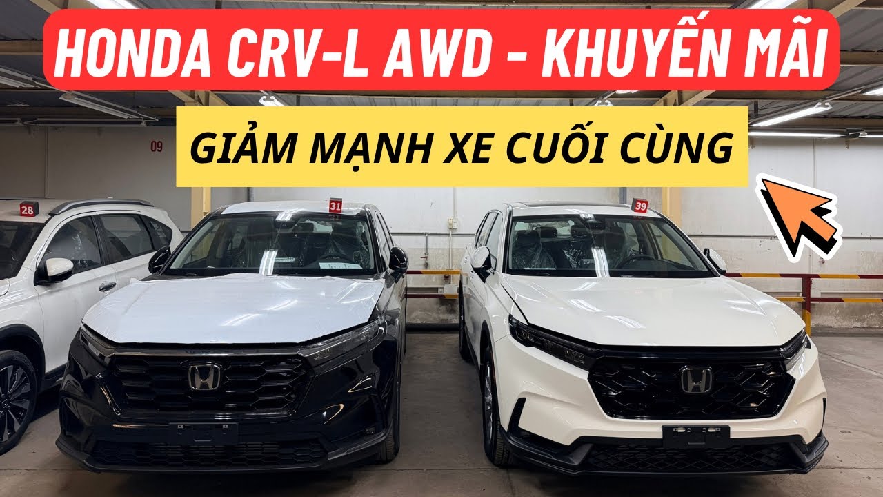 CẬP NHẬP KHUYẾN MÃI | HONDA CRV-L AWD (2 cầu) - XE CUỐI CÙNG + GIÁ CỰC TỐT ĐẦU NĂM