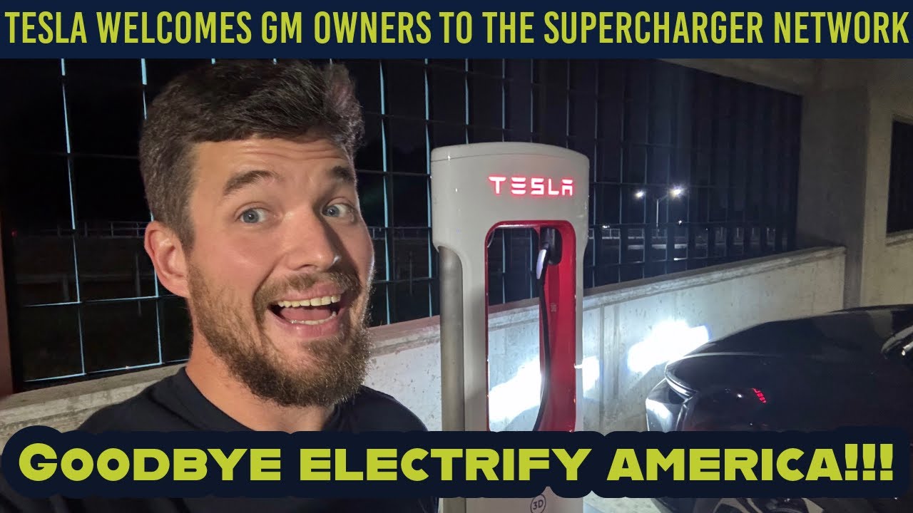 Заряжаю свой Chevrolet Equinox EV через сеть Tesla Supercharger Network в ПЕРВЫЙ РАЗ!!!