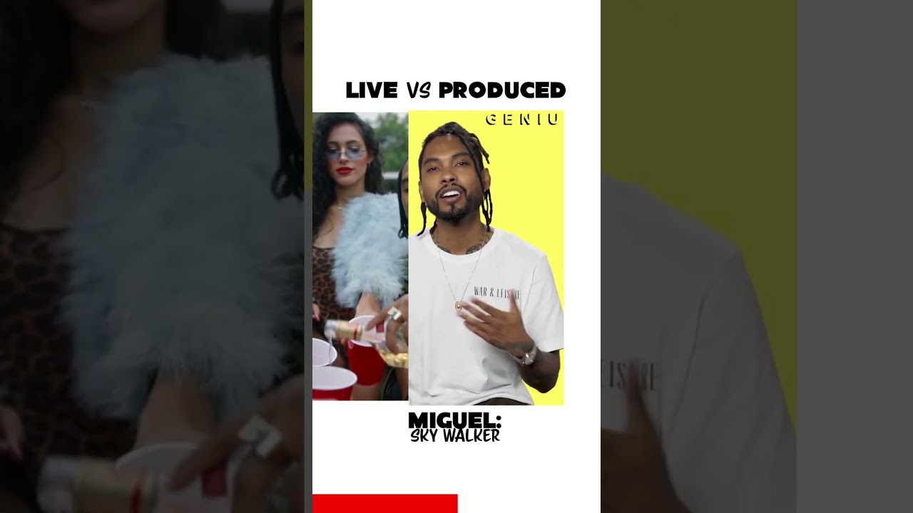 LIVE vs PRODUCED: Miguel: Sky Walker (WATCH TIL THE END!)