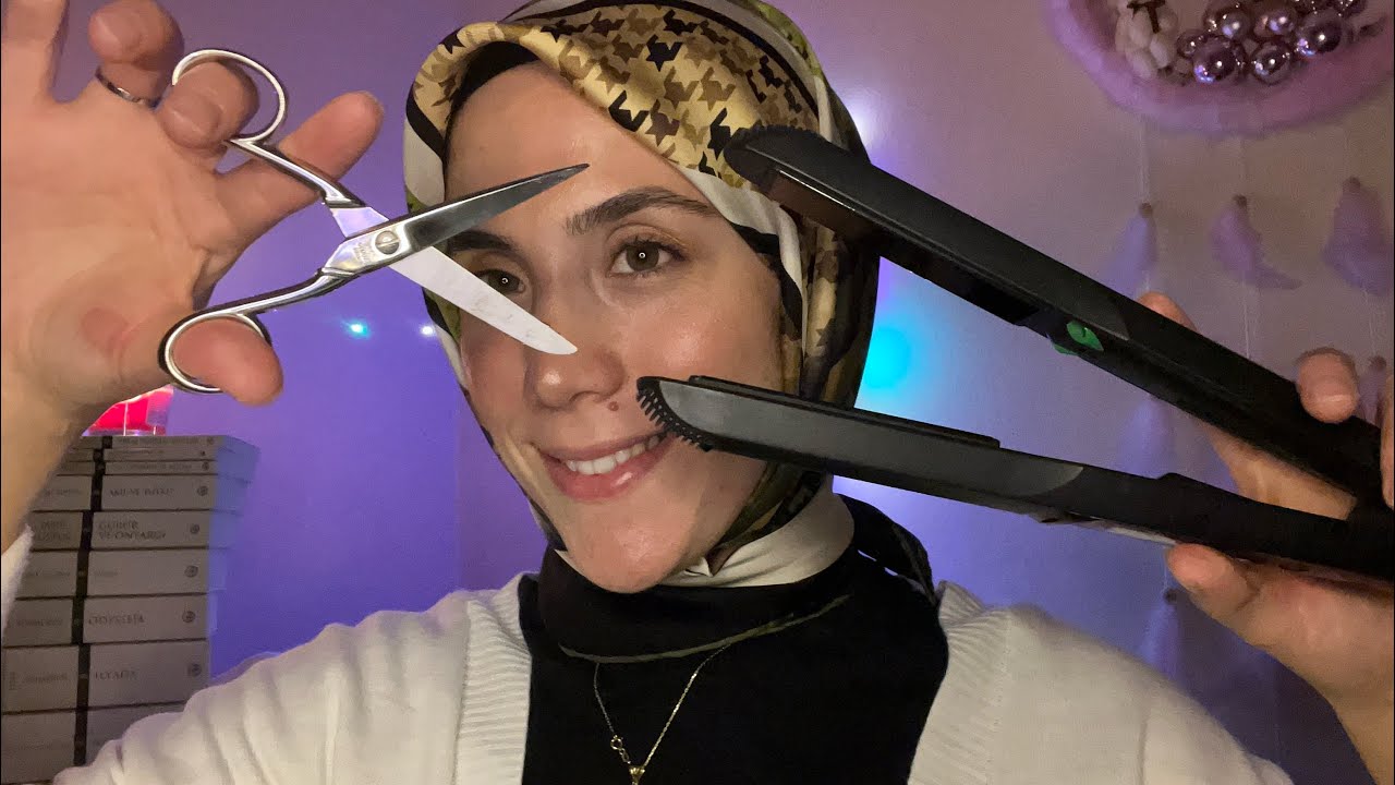 ASMR |Mahalle Kuaförü Roleplay | Saçlarınla İlgileniyorum | Türkçe ASMR #asmr #keşfet #türkçeasmr