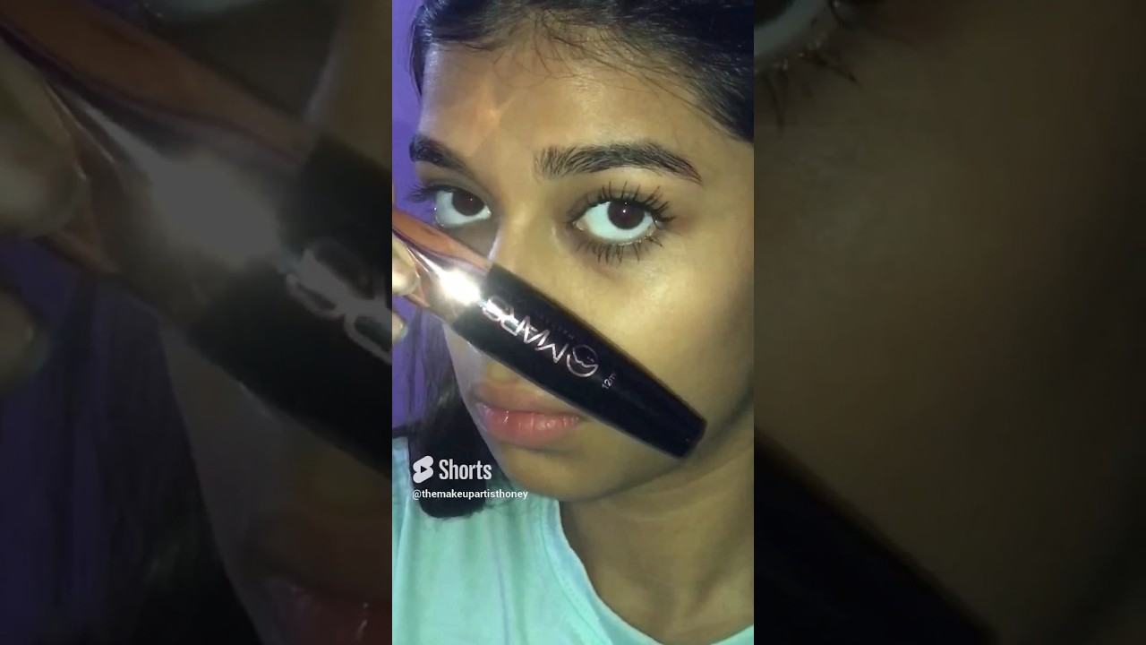 Trying waterproof mascara test | ny bae vs mars #makeuplover #mascara #test #waterproof
