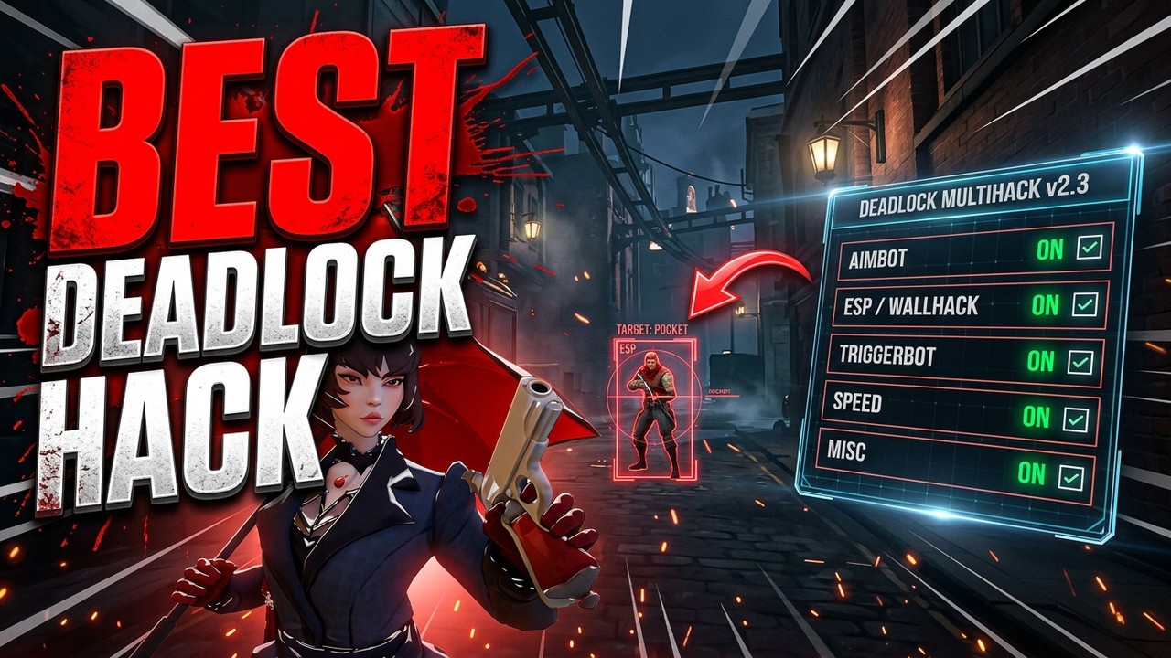 Deadlock Hack | Deadlock Cheat 2026 | Aimbot, ESP & Triggerbot Setup Showcase Free PC Gameplay