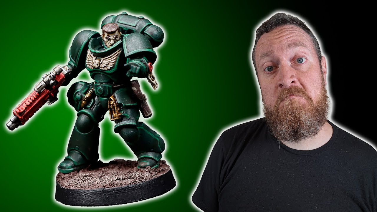 БЫСТРАЯ и ЛЕГКАЯ схема покраски Dark Angels!