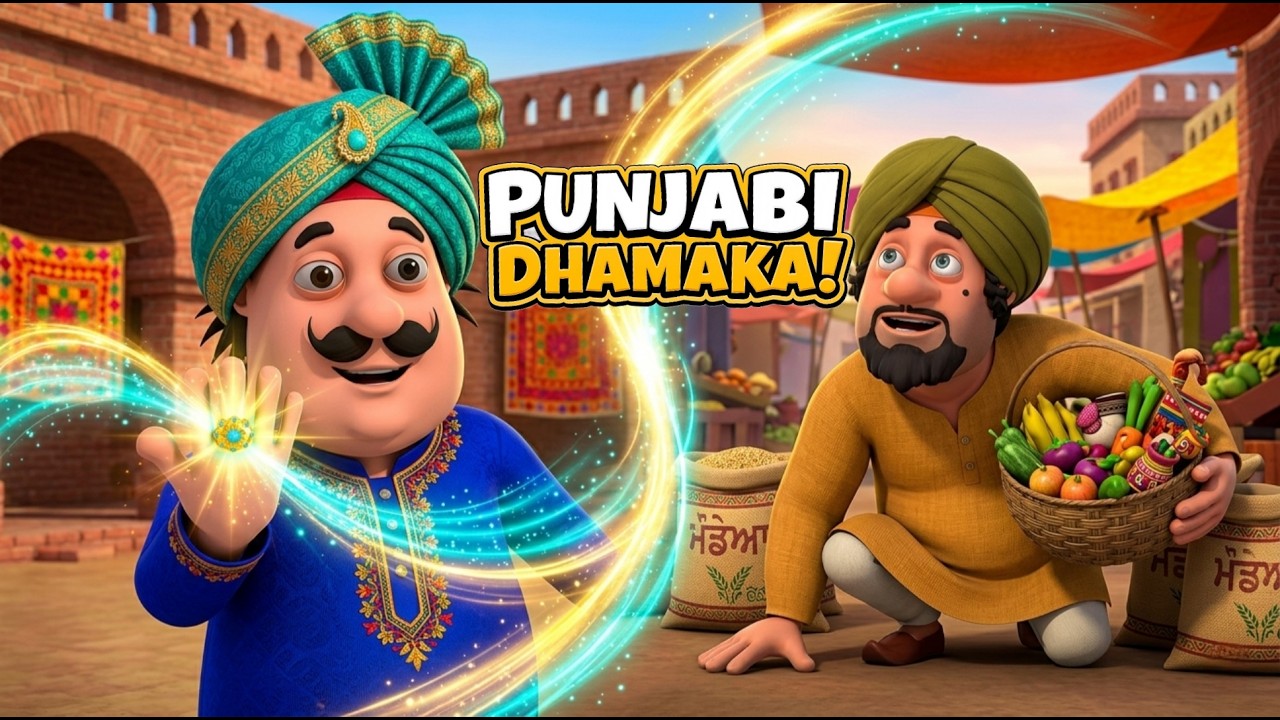 Motu को मिली Green Lantern Ring | Motu-Patlu Punjabi Dhamaka