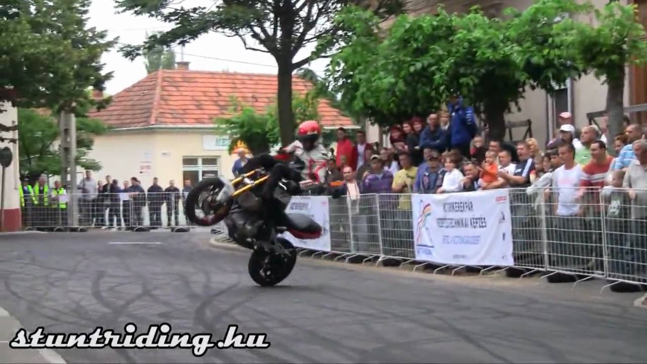 Angyal Zoltán 1. helyezett MAMS Nyílt Magyar Stunt Riding Bajnokság II. forduló