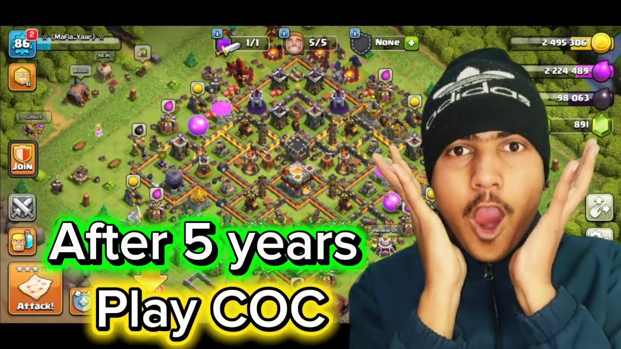 I VISIT MY VILLAGE IN COC AFTER 5 YEARS 😱| Clash Of Clans 
