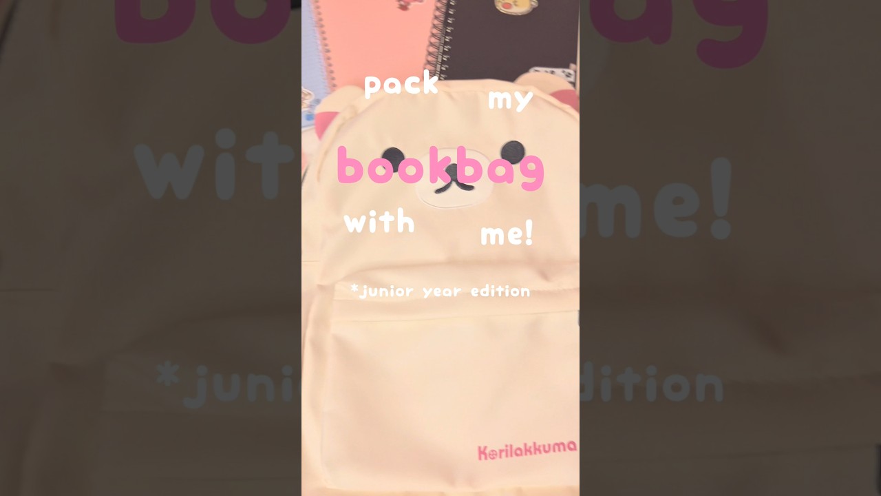 I became a junior so quickly 😭 #school #backpack #stationery #haul #rilakkuma #aesthetic #pinterest