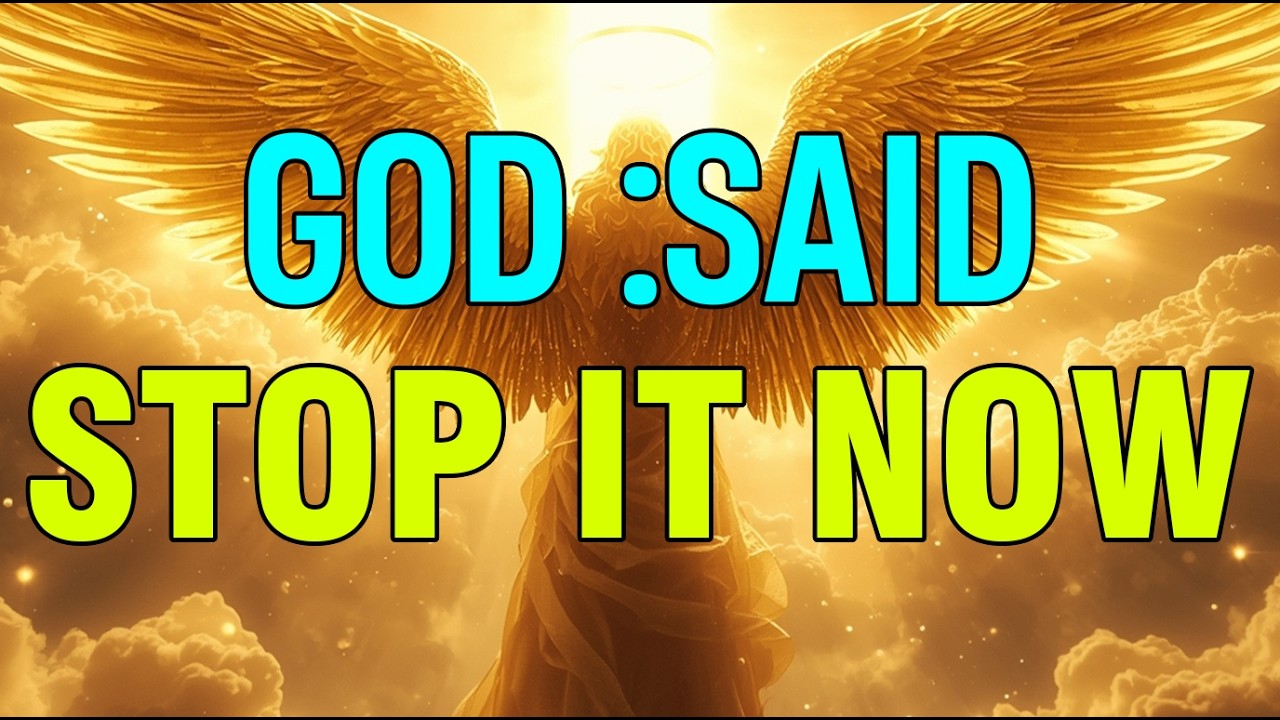 CHOSEN ONE, 👑STOP RIGHT NOW! YOU'VE DONE WRONG – GOD IS INTERVENED 🙏