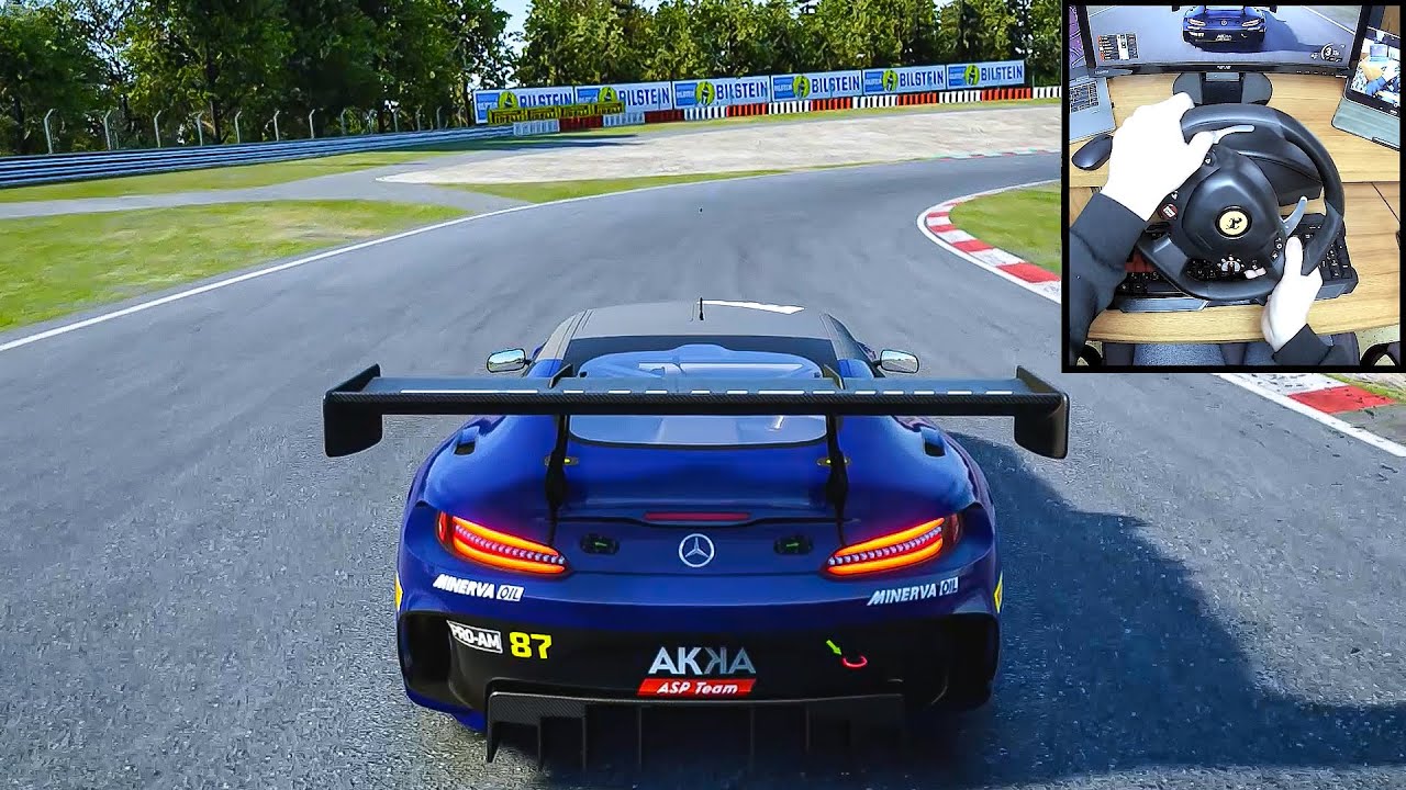 MERCEDES-AMG GT3 | Assetto Corsa Competizione | GoPro Thrustmaster t80 ferrari 488 gtb GamePlay PC