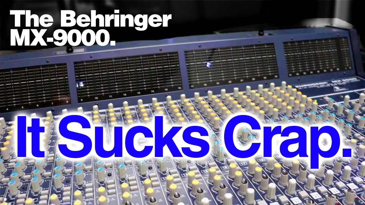 Аналоговый микшер Behringer Eurodesk MX9000 — ПОТЁЛЫЙ ПРОДУКТ, ТОНКАЯ КОМПАНИЯ | Обзор студии, Эп...