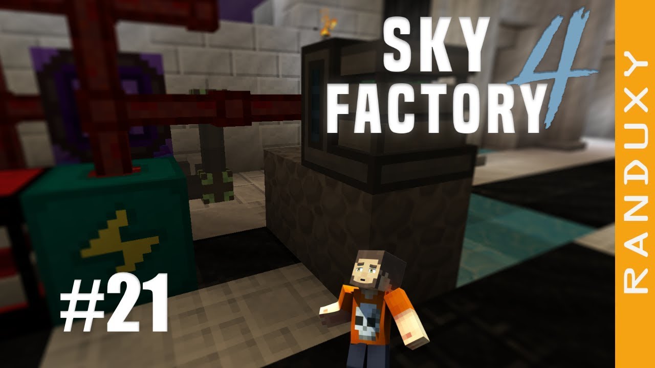 SkyFactory 4 - Ep.21 - Metallurgic Infuser, And a tier 3 charging station.