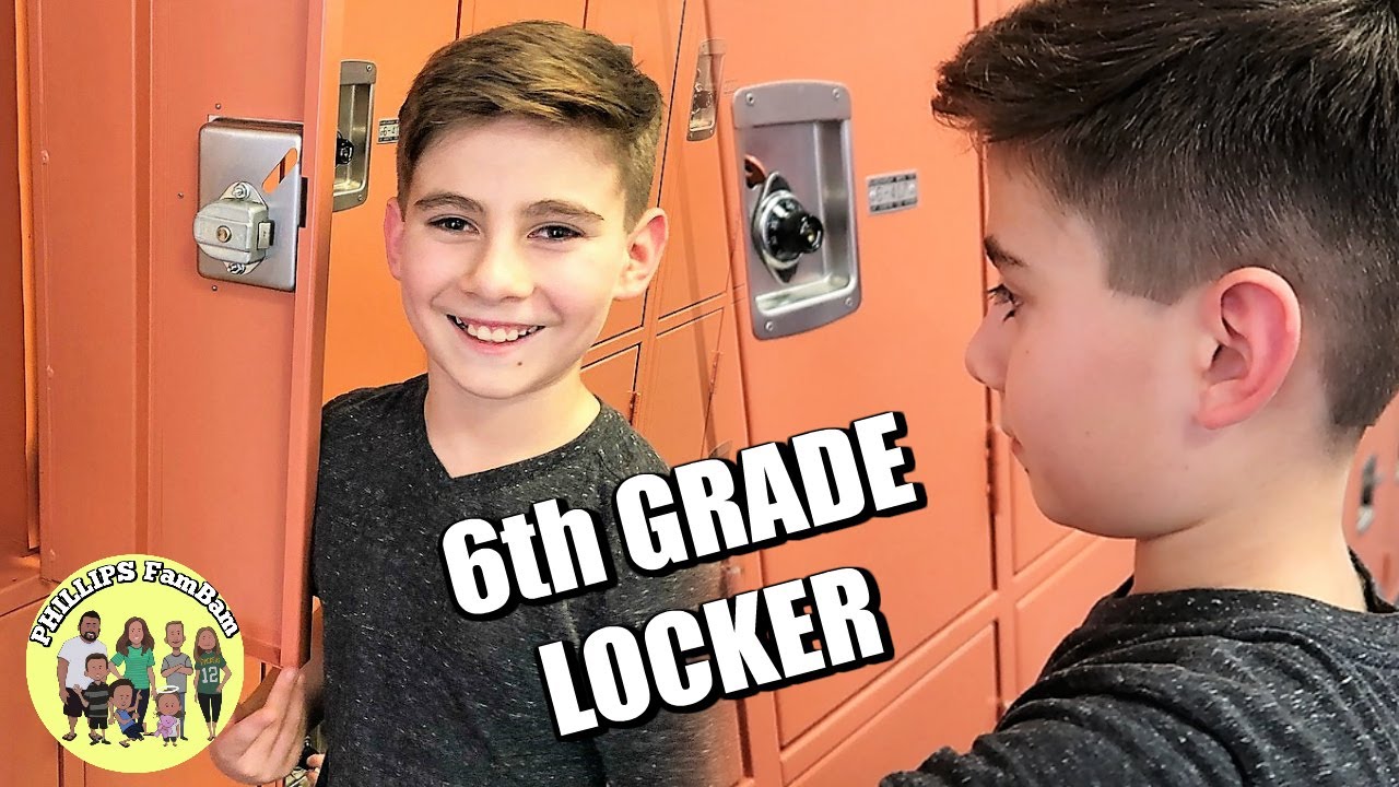 BACK TO SCHOOL | 6th GRADE MIDDLE SCHOOL LOCKER, CLASS SCHEDULE & SCHOOL TOUR