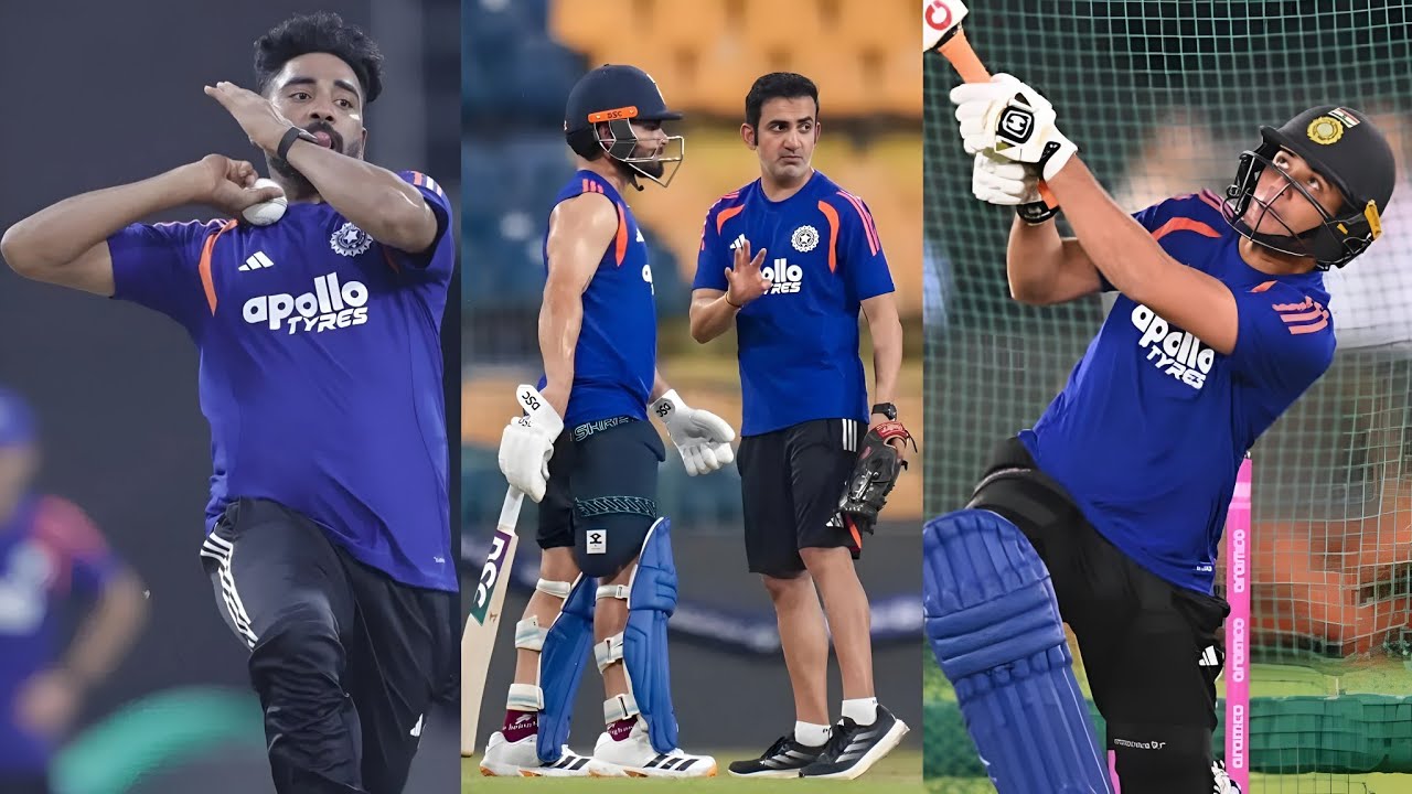 Muhammad Siraj, Rinku Singh, Abhishek Sharma Bowling & Batting Practice For 1st Super 8 match 