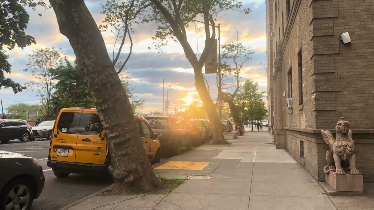 Golden hour hits different in NYC 🌇 #usareels #usa #newyork #nyclife 
