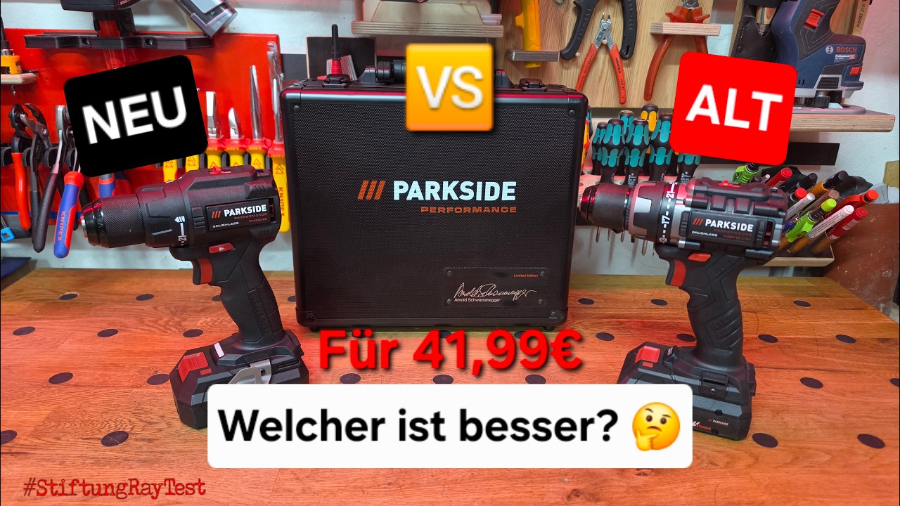 Ich teste den PARKSIDE Arnie Akkuschrauber gegen seinen Bruder #stiftungraytest