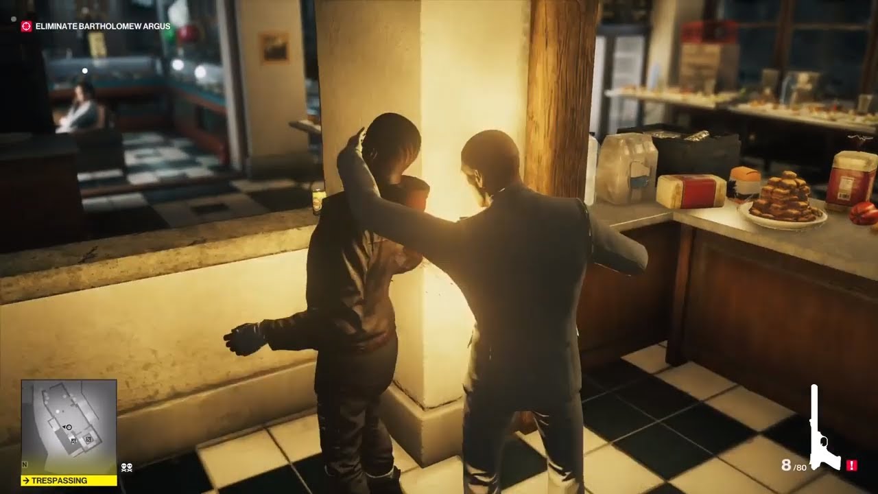 Hitman 2 - Sapienza - Elusive Target - Bartholomew Argus - The BadBoy - Silent Assassin, Suit Only