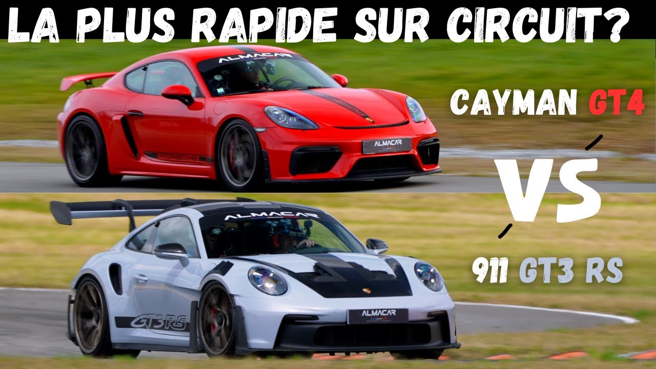 Porsche Cayman 718 GT4 Vs Porsche 911 992 GT3 RS