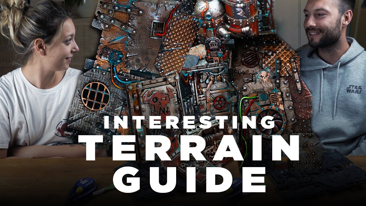 How to paint tabletop terrain:  FAST & MAKE IT POP theory and tutorial on 40k Killteam Octarius box