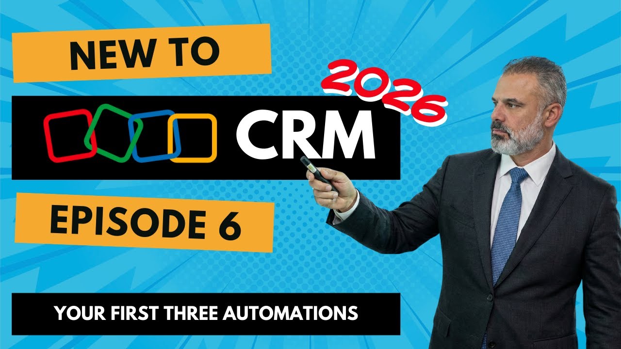 Учебное пособие по Zoho CRM 2026 для начинающих | Первые 3 автоматизации | Эпизод 6 из 6