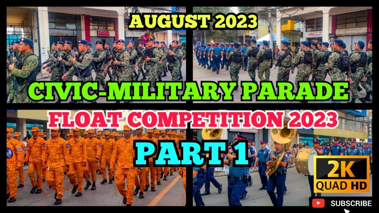 PART 1 Full Video: CIVIC-MILITARY PARADE  & FLOAT COMPETITION 2023| CITY FIESTA CAGAYAN DE  ORO CITY
