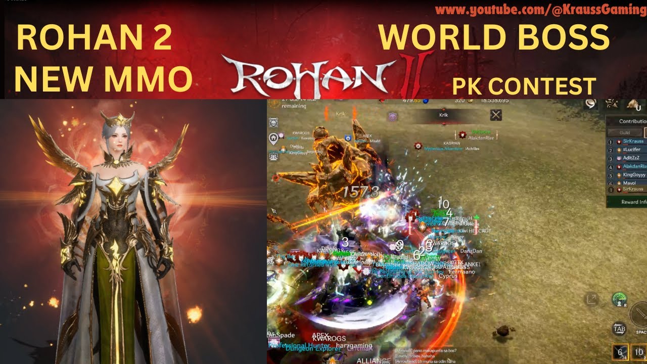 ROHAN 2 LIVE 3 | LV 72  TEMPLAR GAMEPLAY | WORLDBOSS | PK