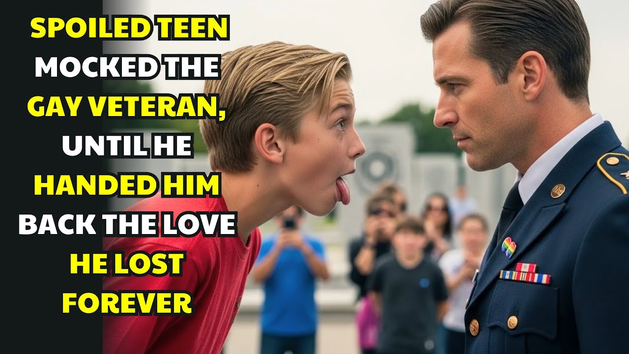 SPOILED TEEN MOCKED THE GAY VETERAN — UNTIL HE HANDED HIM BACK THE LOVE HE LOST FOREVER