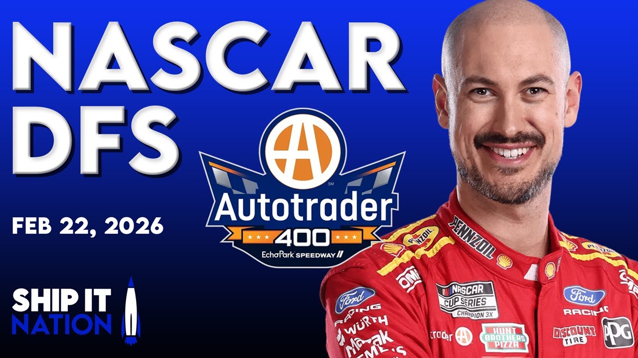 NASCAR DFS - Autotrader 400, 2026 | DraftKings Drivers, Dominators & Place Differential