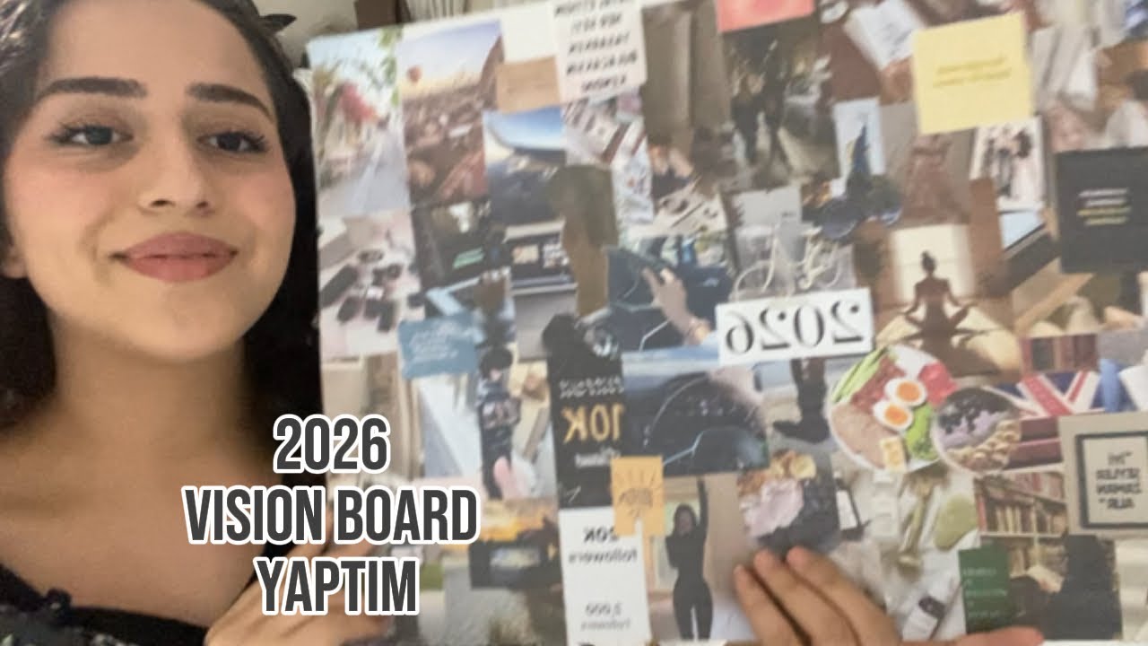 BERABER 2026 VISION BOARD YAPALIM | sakin bir video |H.N.O.
