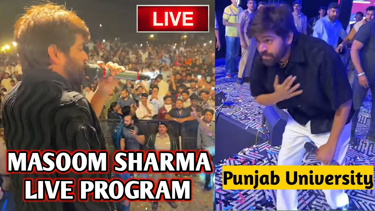 Masoom Sharma live show CHD