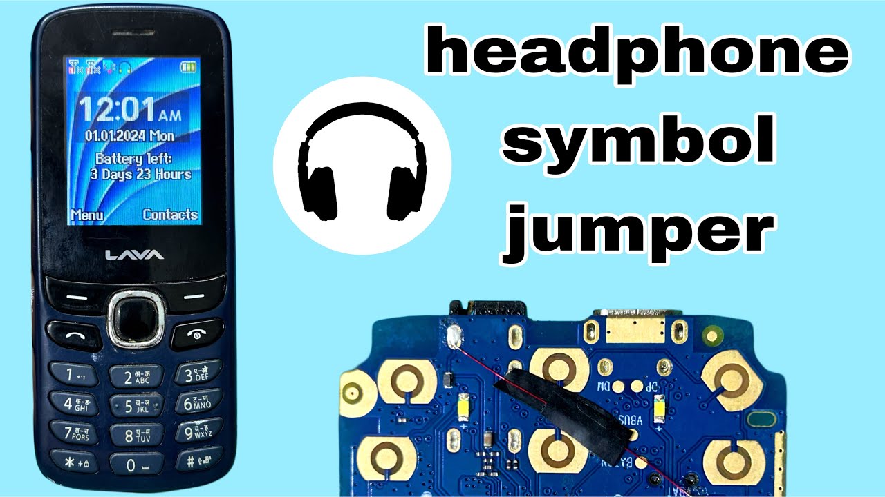 Lava a1 2025 headphone symbol solution / lava a1 2025 headphone mode solution / headphone jumper 