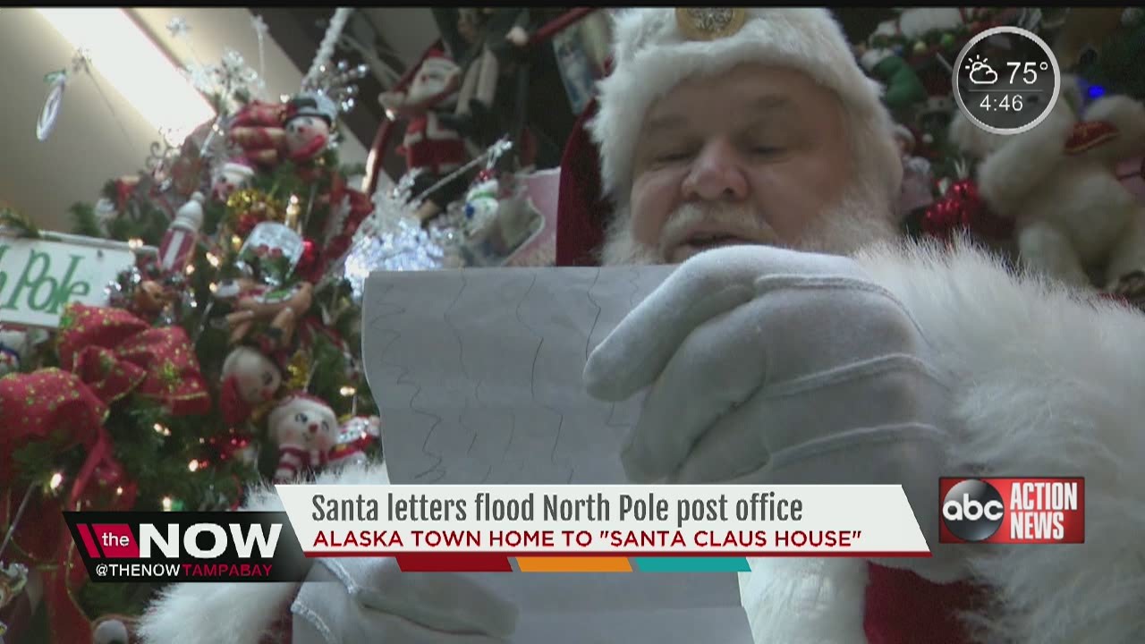 Santa letters flood North Pole post office