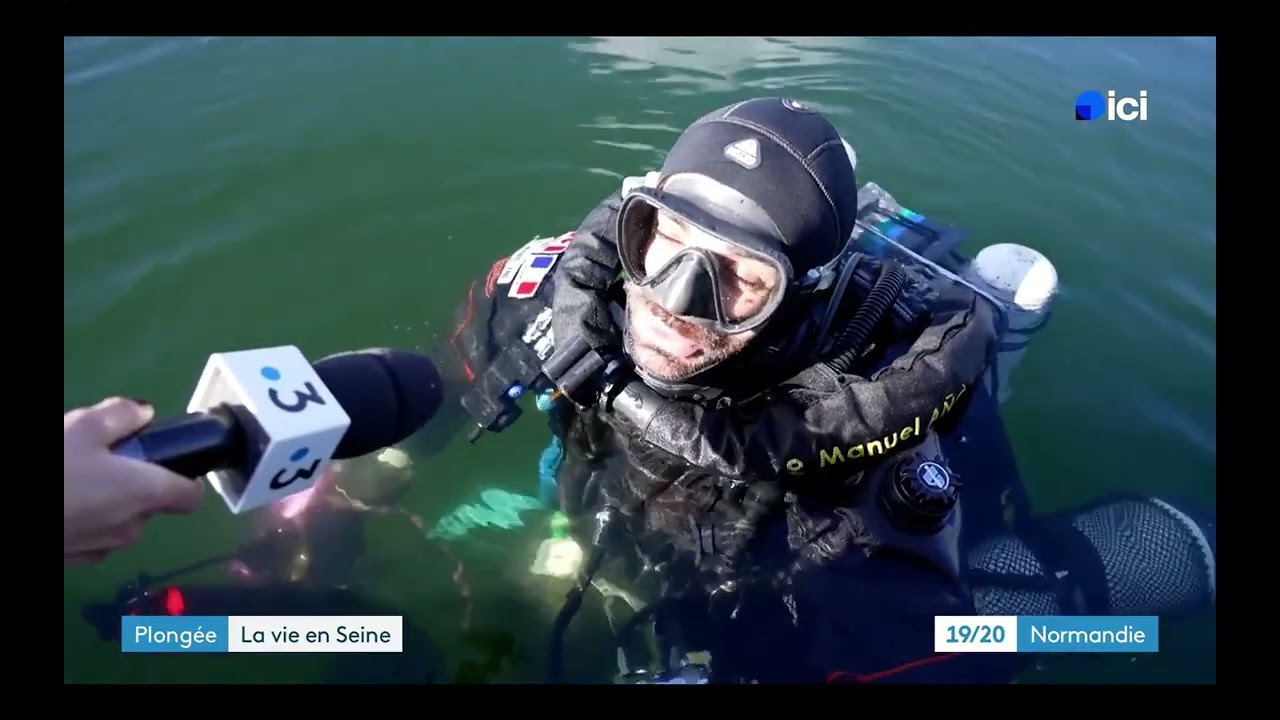 JT France 3 Normandie – Présentation de Séquana Incognita et du travaille de Manuel