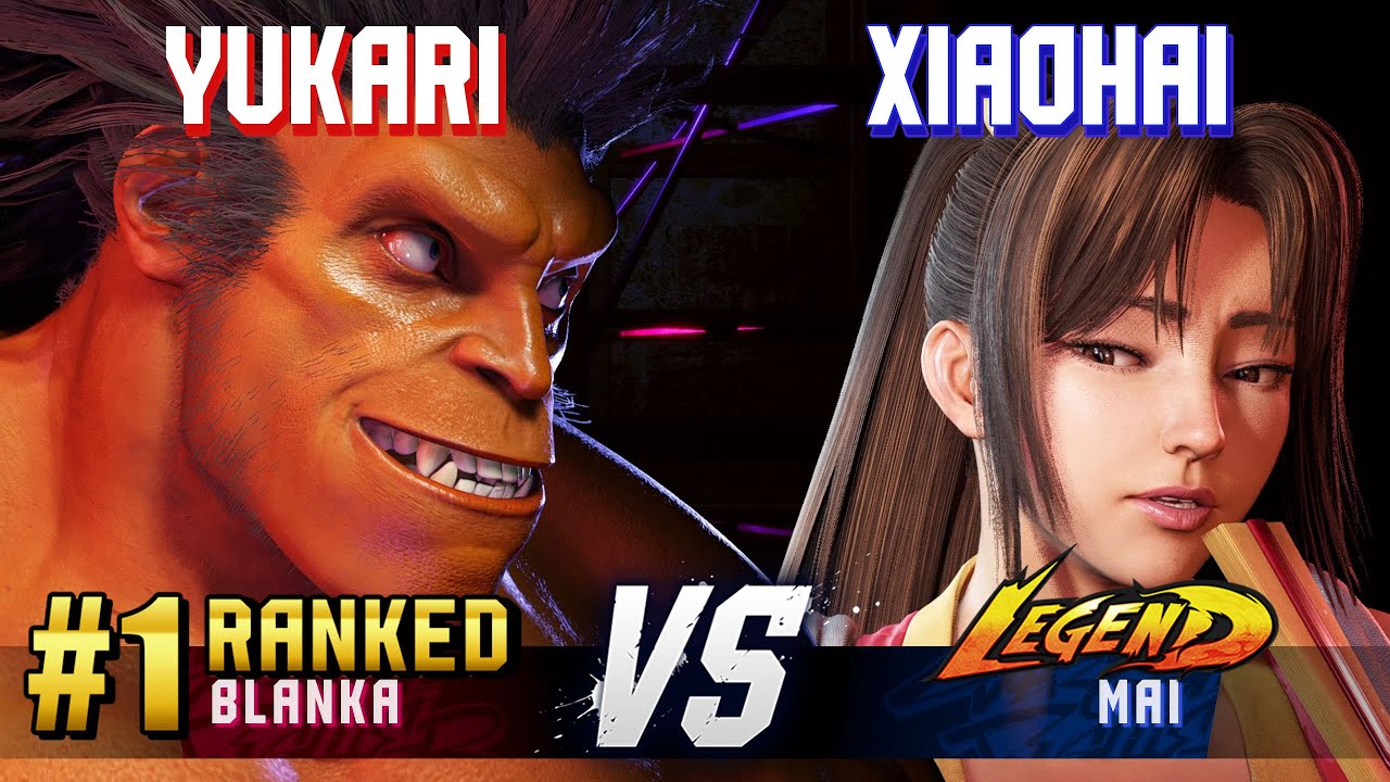 SF6 ▰ YUKARI (#1 Ranked Blanka) vs XIAOHAI (Mai) ▰ High Level Gameplay