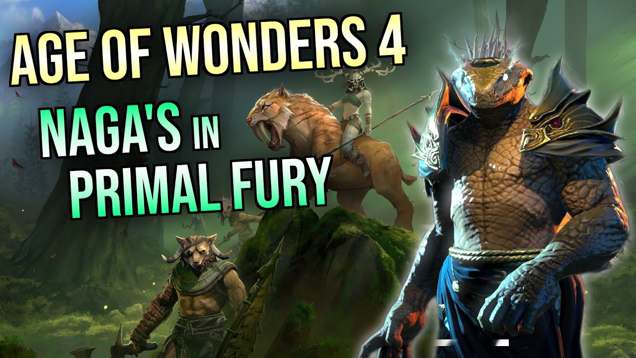Die NAGA'S von PRIMAL FURY | Vorstellung & Live Let's Play Age of Wonders 4 | deutsch